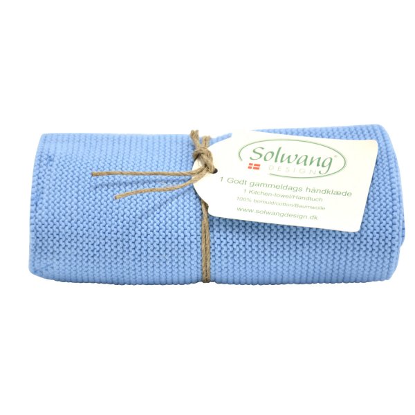 Handtuch/Gästetuch  hellblau 100% Bio-Baumwolle